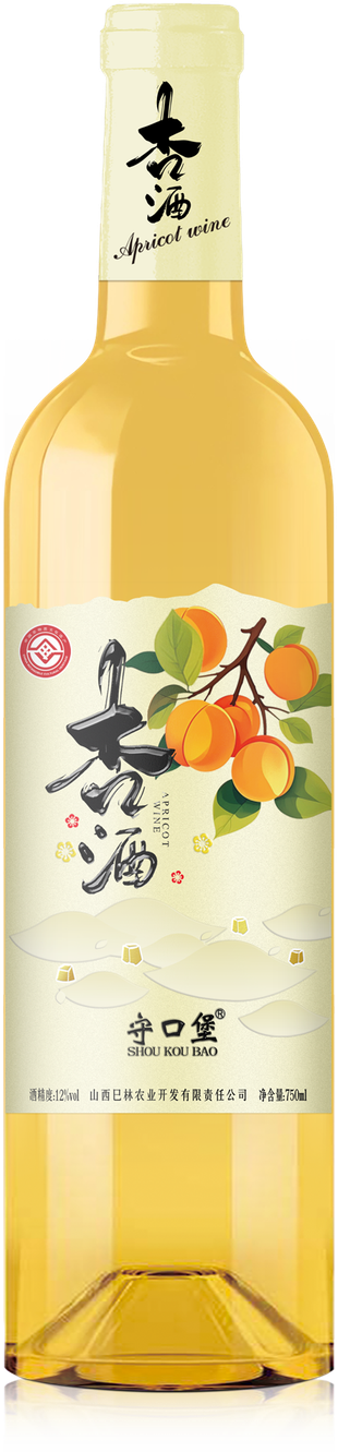 Shoukoubao Apricot Wine 750ml · 12%vol